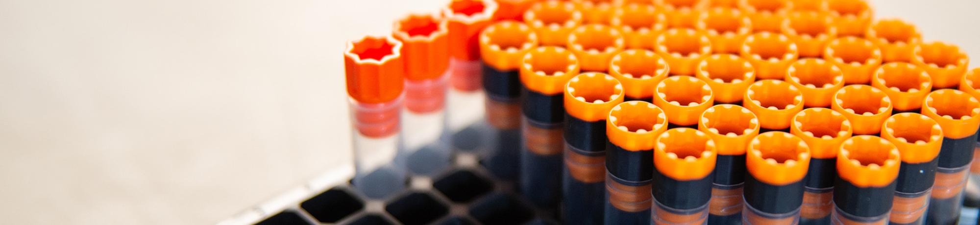vials for COVID-19 screening